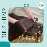 12A Bulk Dark Brown Color Hair Extensions