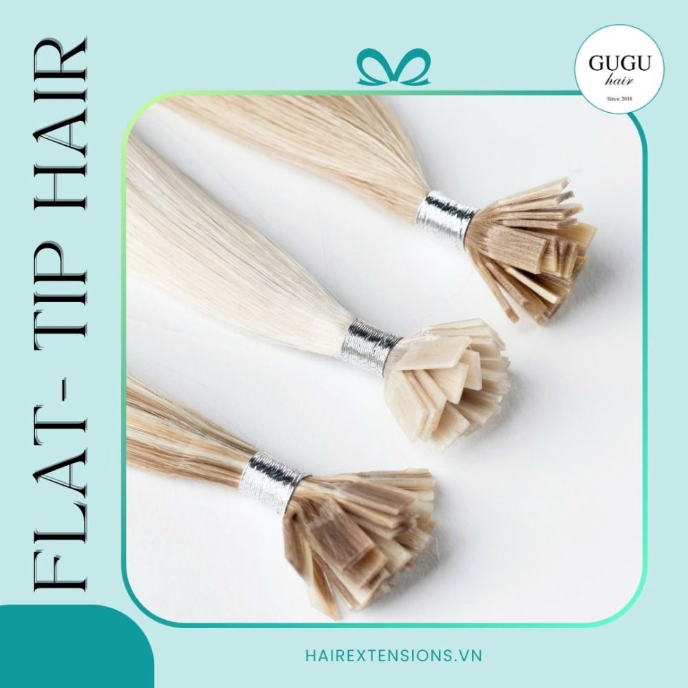 Vietnamese Hair Flat Tip Hair Extensions