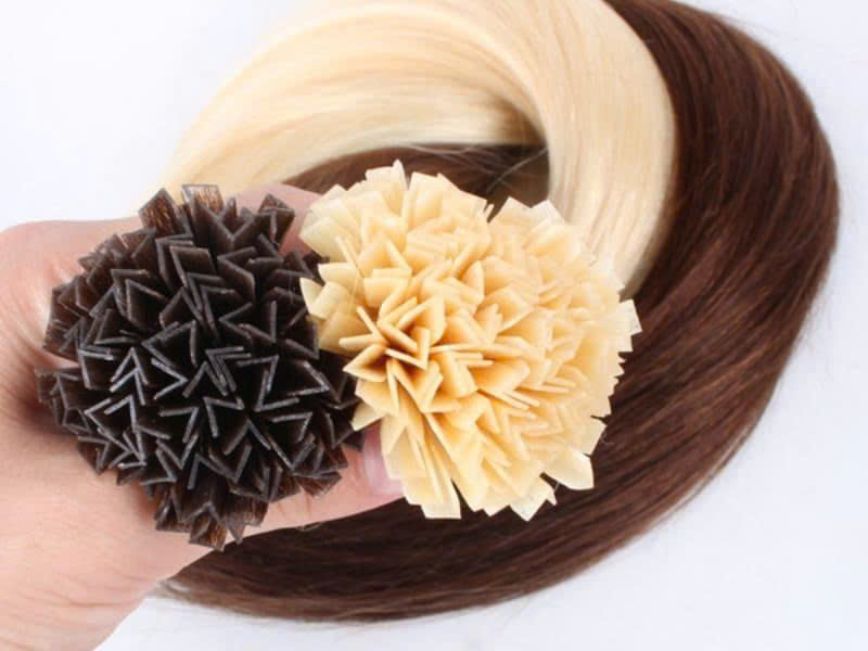 Vietnamese Keratin V Tip Hair Extensions - GUGU HAIR FACTORY 17 how to apply V Tip human hair extensions 1