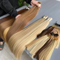Straight Hair - Premium Quality - Light Brown & Blonde Color - 24 Inches - GUGU Hair