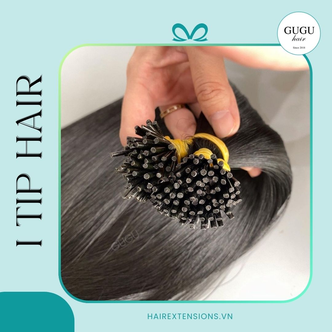Vietnamese Wholesale Price I Tip Hair Extensions No Mix Synthetic 1 wholesale-i-tip-hair-extensions-black-28inch-100%-human-hair