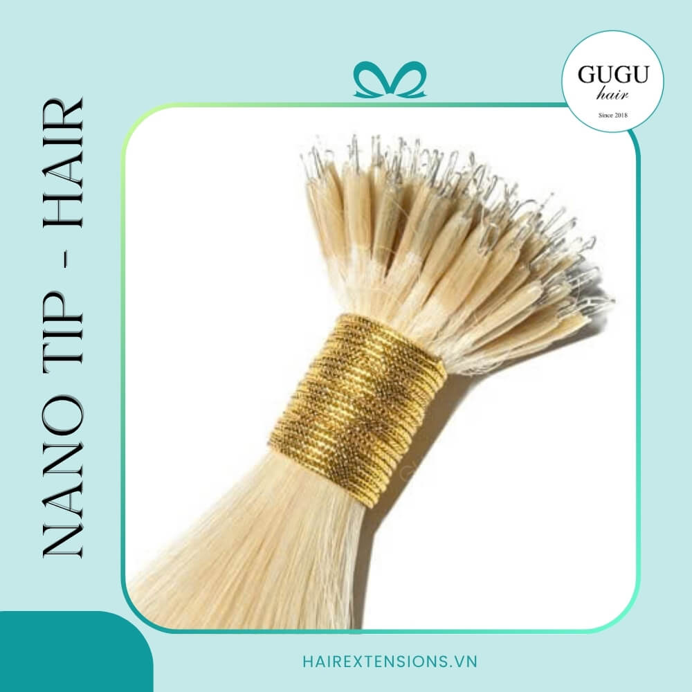 GUGU HAIR – BEST HUMAN HAIR EXTENSIONS 117 22 inches Nano Tip Hair Extensions