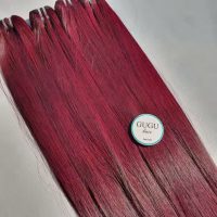 Bone Straight Burgundy Color