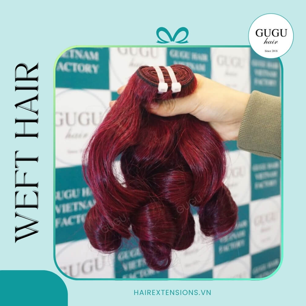 Raw Vietnamese Curly Hair Weft Extensions