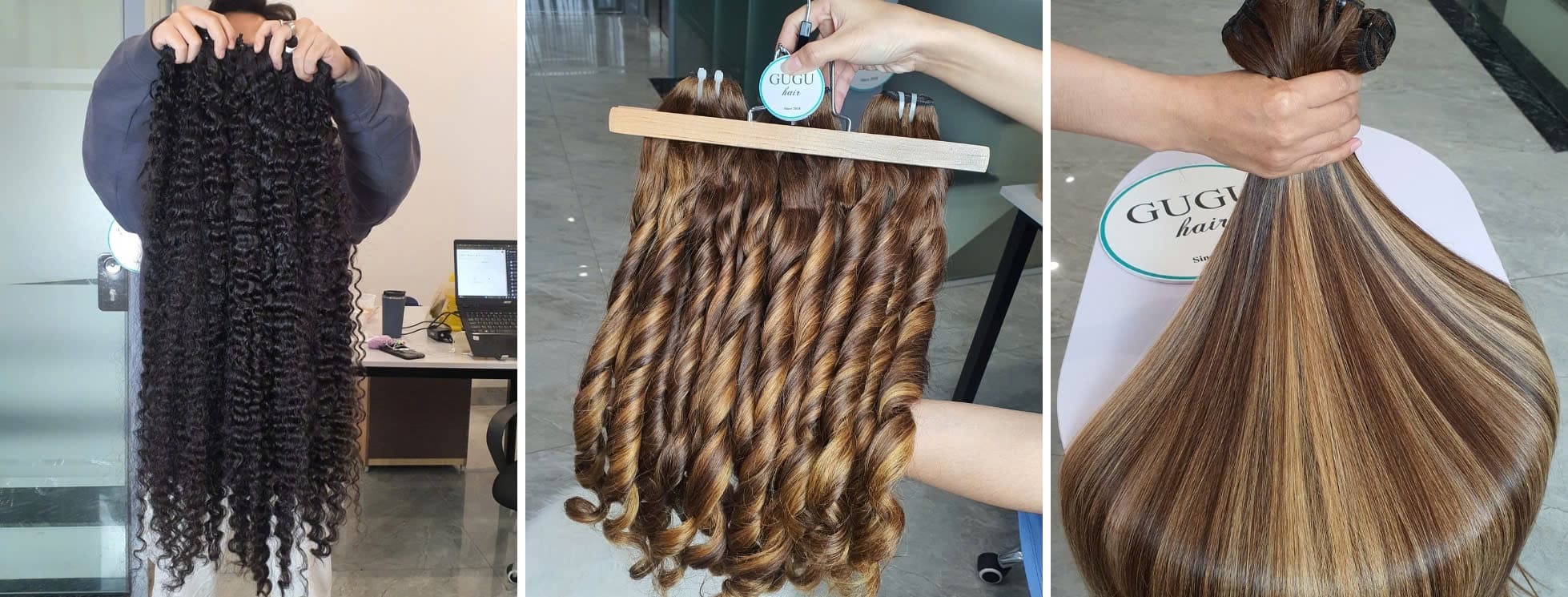 Weft Hair Extensions by GUGU HAIR