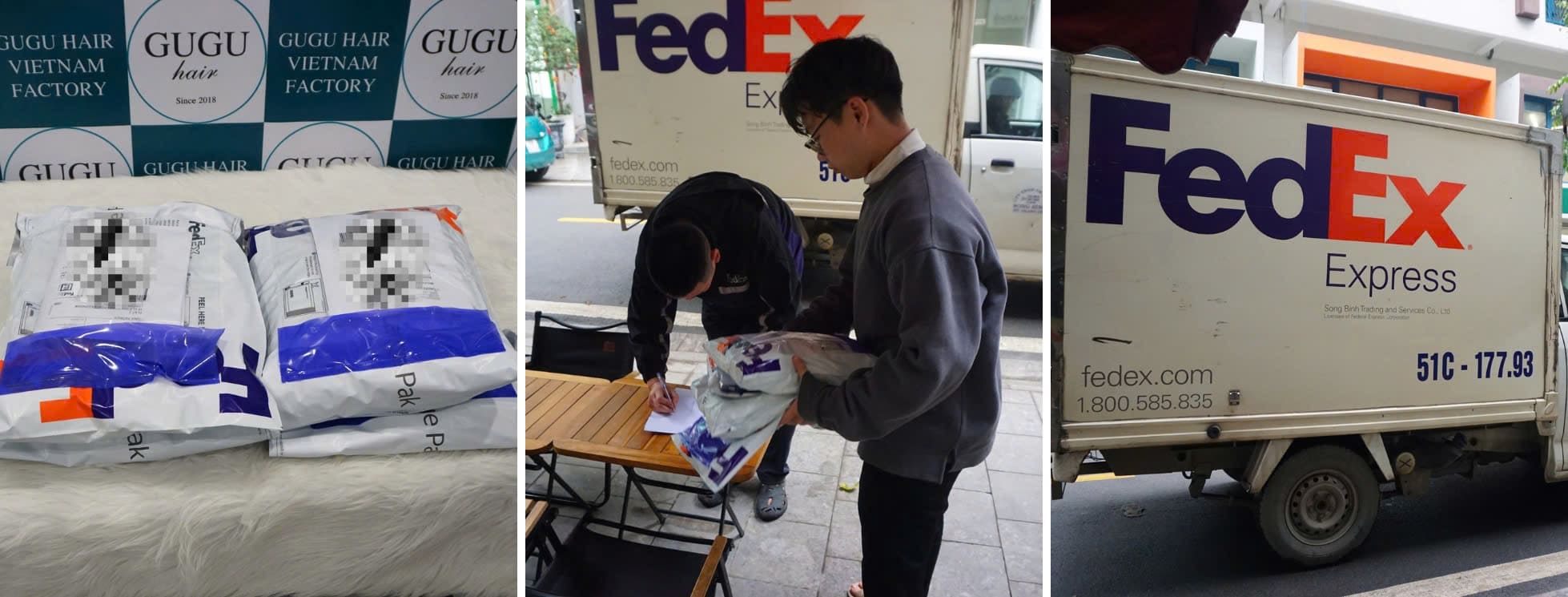 NEW PRODUC H6 FEATHER HAIR EXTENSIONS 11 Packing & Delivery GuGu Hair