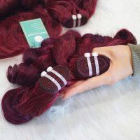 Weft Hair Extentions bouncy-curly-raw-human-hair