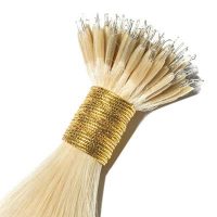 Nano Tip Hair Extensions – Invisible Bonding for a Flawless Finish 3 nano-tip-hair-extensions-blonde-613-guguhair