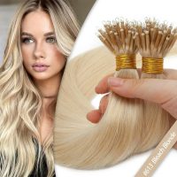 Nano Tip Hair Extensions – Invisible Bonding for a Flawless Finish 4 nano-tip-hair-extensions-blonde-613-guguhair