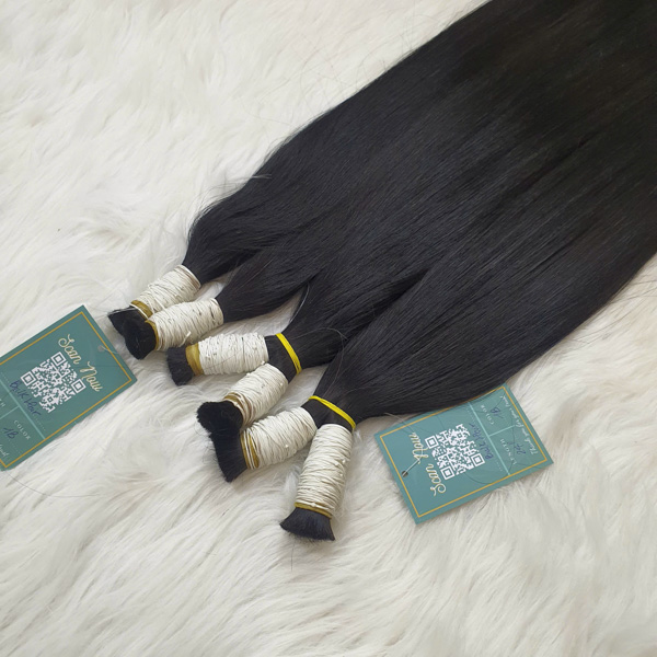 28 inches Raw Vietnamese Hair for Braiding Hair Extensions