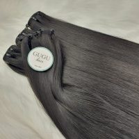 High Quality Hair Extensions Genius Weft Human Hair Jet Black Color