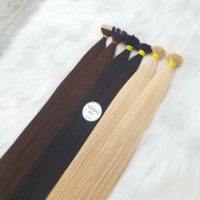 Keratin Flat Tip Hair Extensions Natural Color 24 Inches 3 flat tip hair extensions