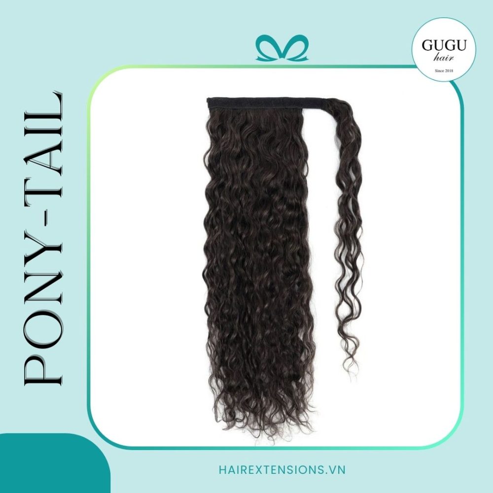 Curly Ponytail Human Hair
