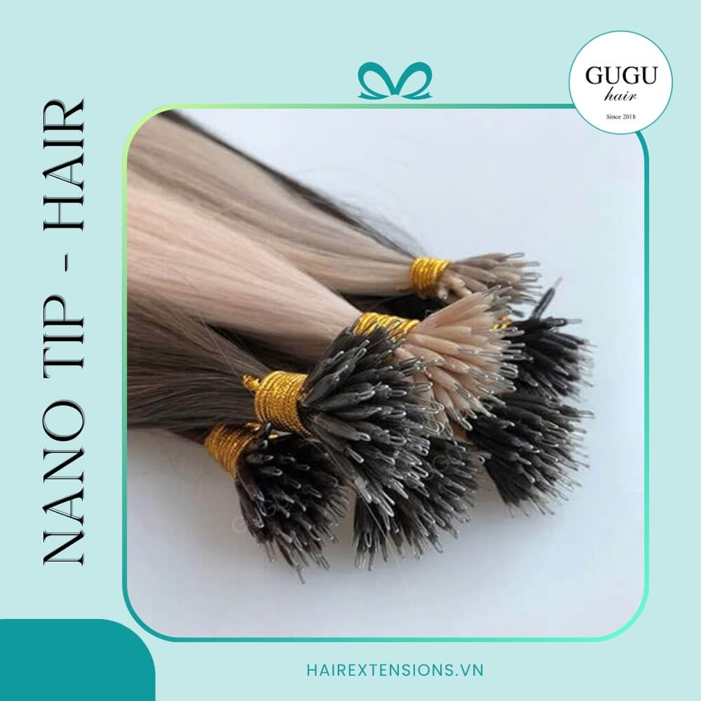 GUGU HAIR – BEST HUMAN HAIR EXTENSIONS 113 22 inches Nano Tip Hair Extensions
