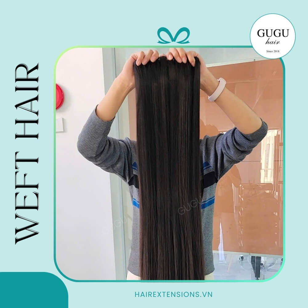 Raw 40inch Curly Hair Weft Extensions