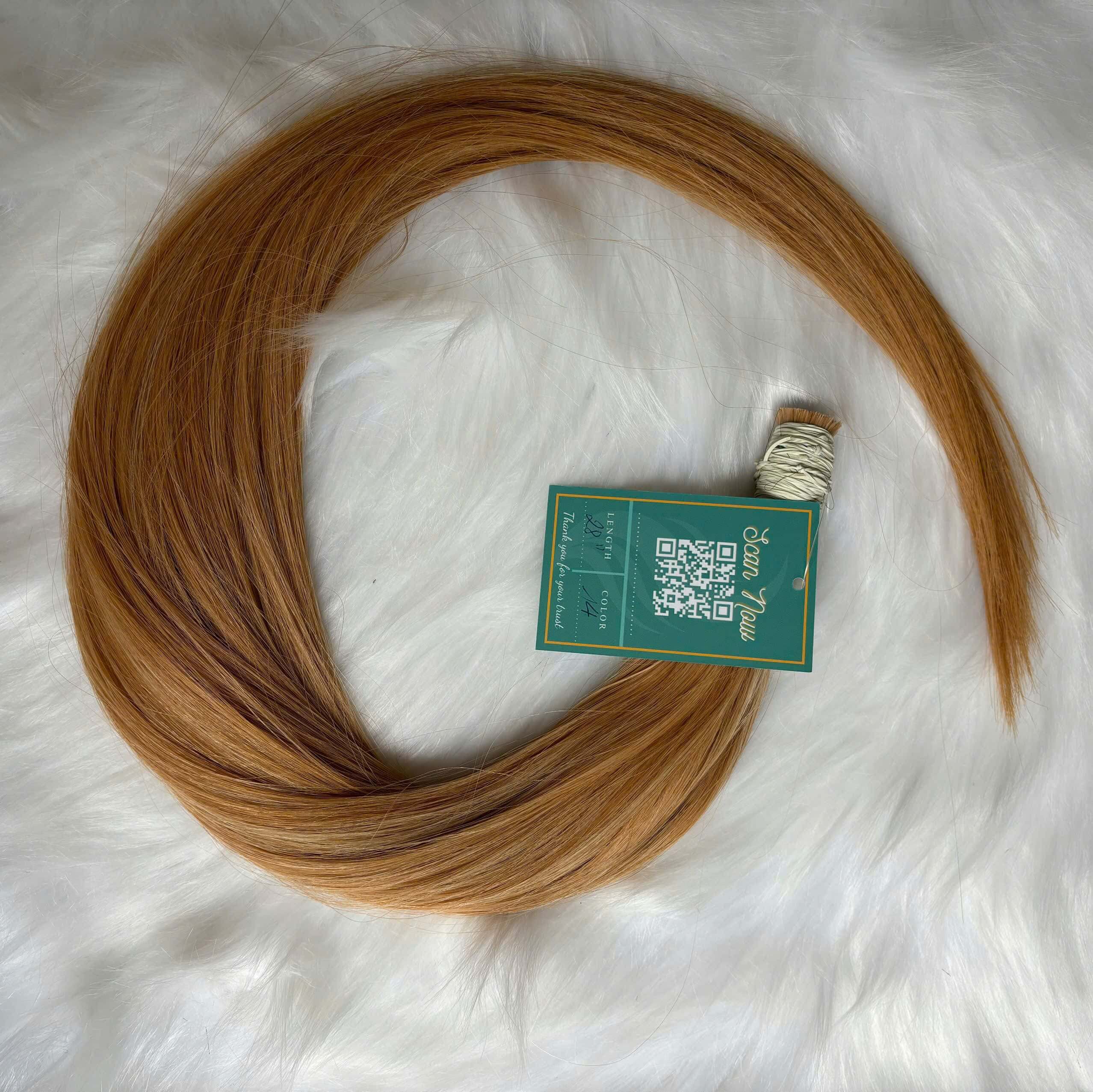 Premium 28 inches Bulk Hair Extensions Super Double Drawn Hair