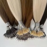 Nano Tip Human Hair Extensions - GuGu Hair 5 nano tip hair extensions 4