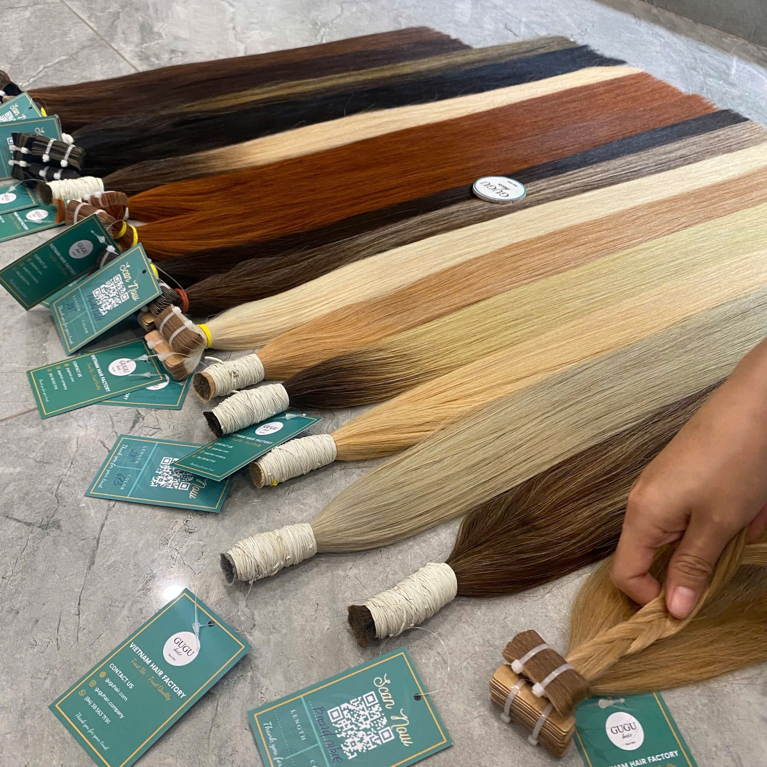 Premium Bulk Human Hair for Braiding - 28 inches Bulk Hair Extensions Arctic Blonde 4 Premium Bulk Human Hair for Braiding - 28 inches Bulk Hair Extensions Arctic Blonde - Image 4