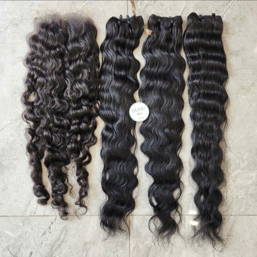 deep wave human hair bundles - GUGU HAIR