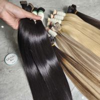 Bone Straight Synthetic Braiding Hair Bulk 24" Silky Pre Stretched Braiding Hair Extensions