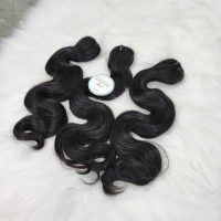 Human Hair Bundles Body Wave Natural Black Color- GUGU HAIR