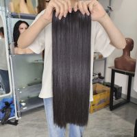 Human Hair Bundles Bone Straight Natural Black Color- GUGU HAIR