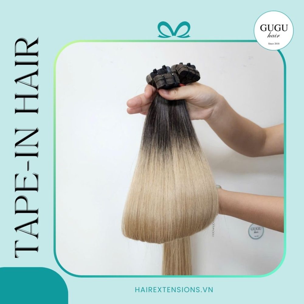 Hot Color Bone Straight 28 Inches of Glamorous Tape-In Hair Extensions