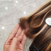 Raw Human Hair Extensions - Piano Brown and Blonde – Bone straight