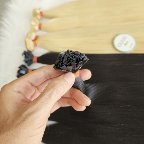 flat tip keratin hair extensions