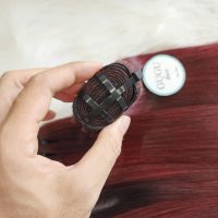 best burgundy bone straight hair bundle - raw human hair vietnamese