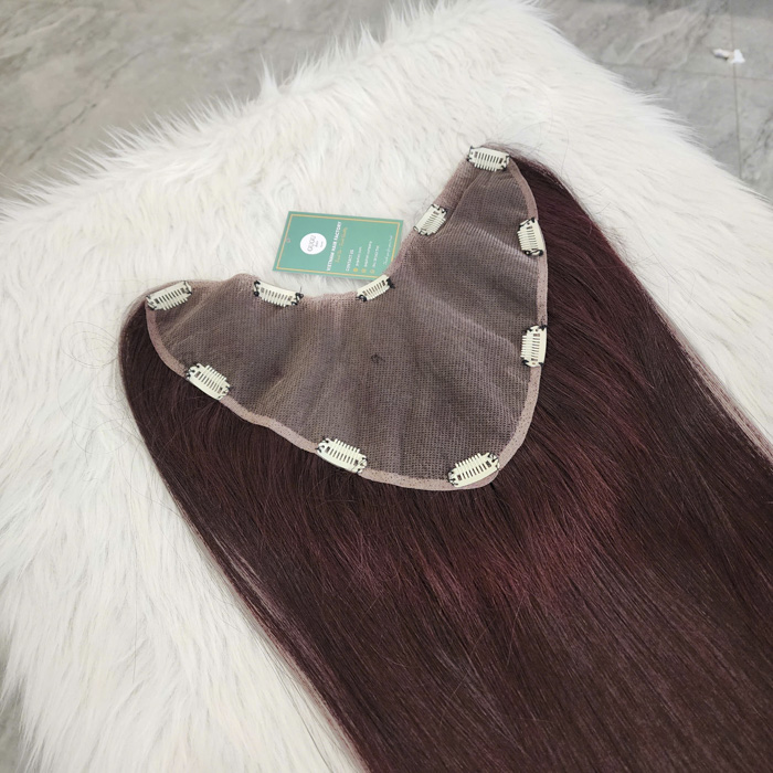 Burgundy U Part Wig Straight 30 inch