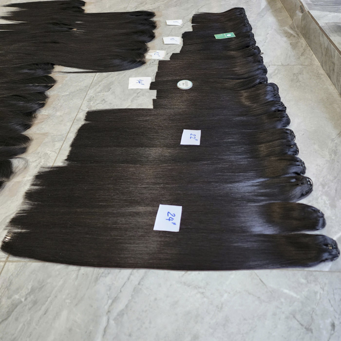 Bone Straight in Weft Hair Human Hair Extensions for Black Women From Vietnamese Hair