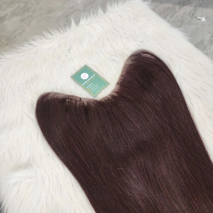 Burgundy U Part Wig Straight 30 inch