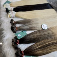 Bone Straight Raw Human Hair Extensions Cheap Wholesale Price 100% Raw Hair for Women