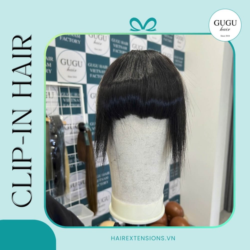 GUGU HAIR – BEST HUMAN HAIR EXTENSIONS 129 Clip-In Fringe Hair Extensions