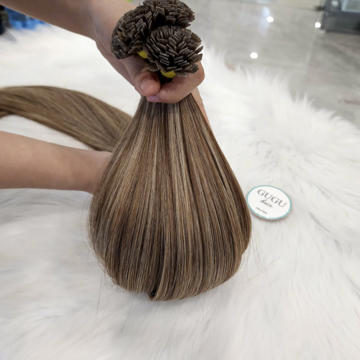 Double Drawn Flat Tip Keratin Hair Extensions