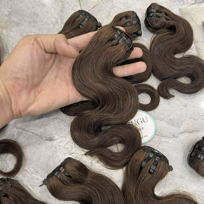 Body Wave Human Hair Weave 3 Bundles With Lace Closure