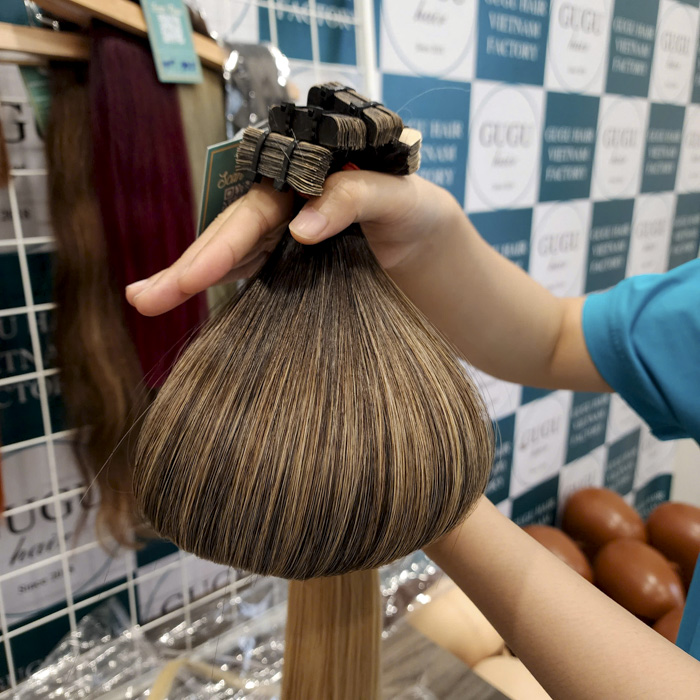 Bone Straight Vietnamese Straight Tape In Extensions – Raw Human Hair
