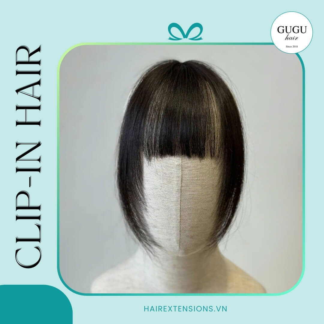 Clip-In Bangs – 100% Human Hair Bang Extensions