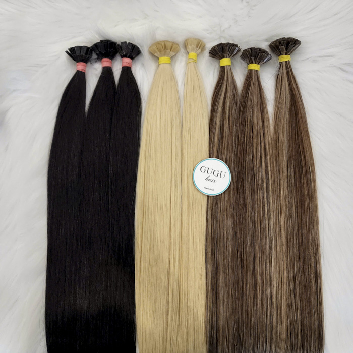Raw Vietnamese Flat Tip Keratin Hair Extensions