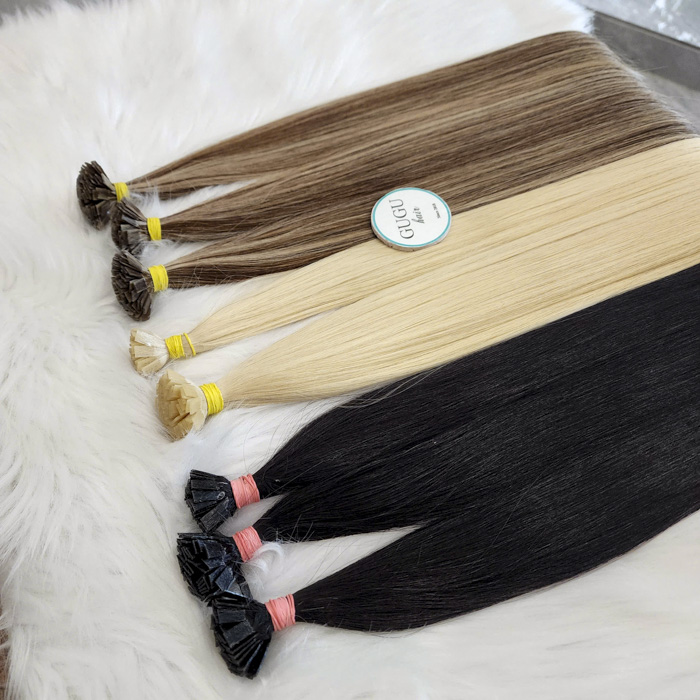 Premium Flat Tip Keratin Hair Extensions - 100% Vietnamese Human Hair