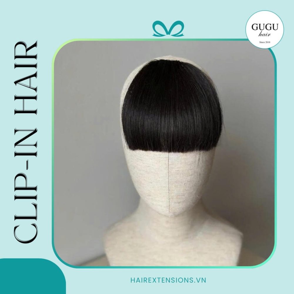 GUGU HAIR – BEST HUMAN HAIR EXTENSIONS 131 Clip-On Bangs