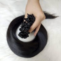 Natural Black Flat Tip Keratin Hair Extensions – Remy Human Hair 6 Natural Black Flat Tip Keratin Hair Extensions – Remy Human Hair