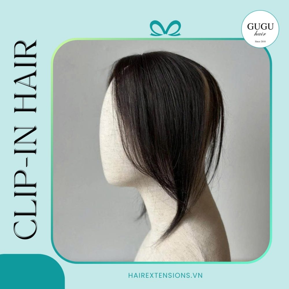 GUGU HAIR – BEST HUMAN HAIR EXTENSIONS 135 Clip-In Bangs & Ponytail Hair Extensions
