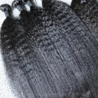Kinky Straight Hair Extensions – 100% Unprocessed Human Hair Bundles