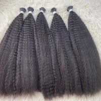 Kinky Straight Bundles - Best Sale Hair 2025 - 100% Vietnamese Human Hair 3 kinky straight hair bundles