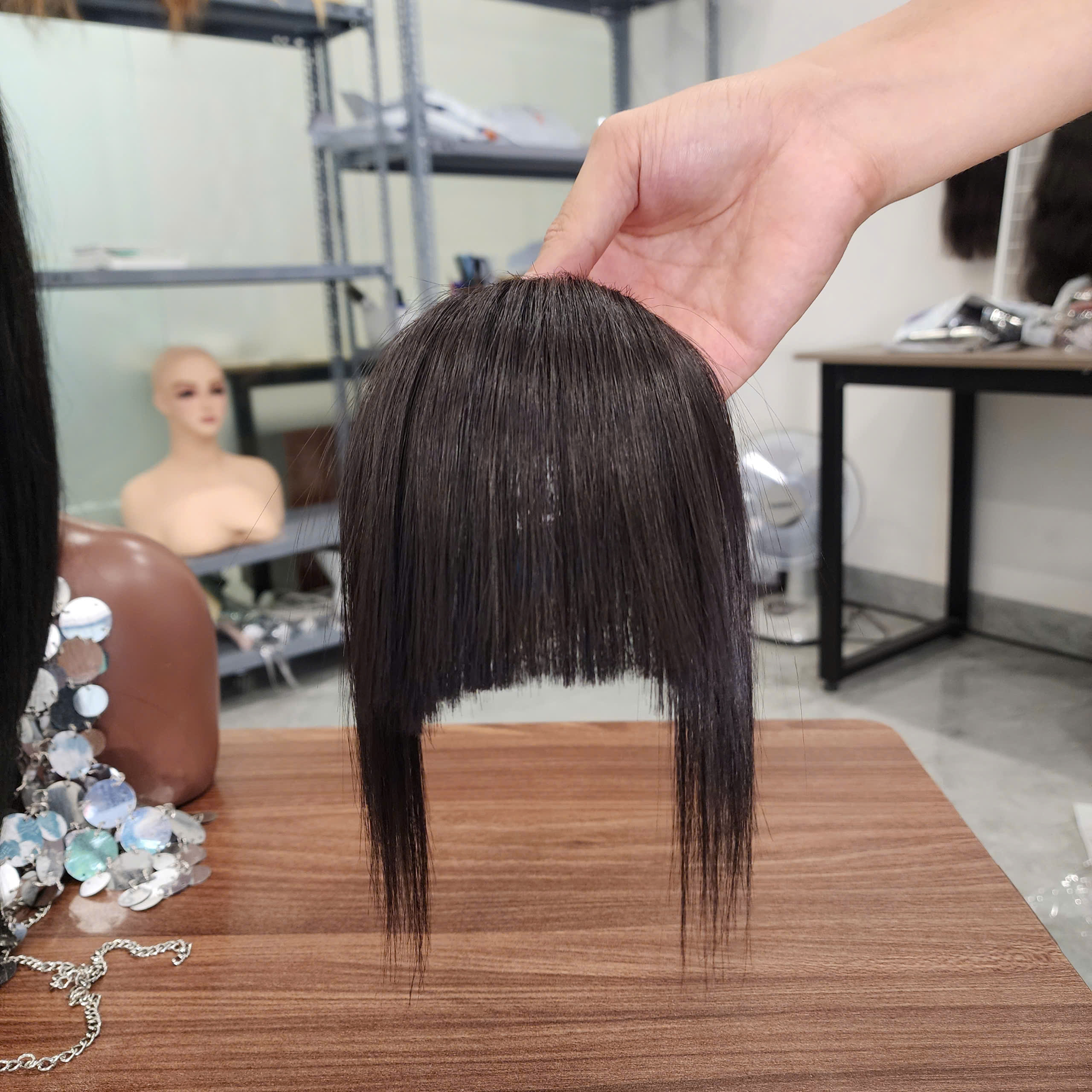 Clip In Hair Extensions Bangs – Real Human Hair Bangs by GUGU HAIR