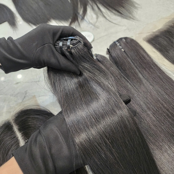 Premium Raw Hair Bundles – Natural Black Color