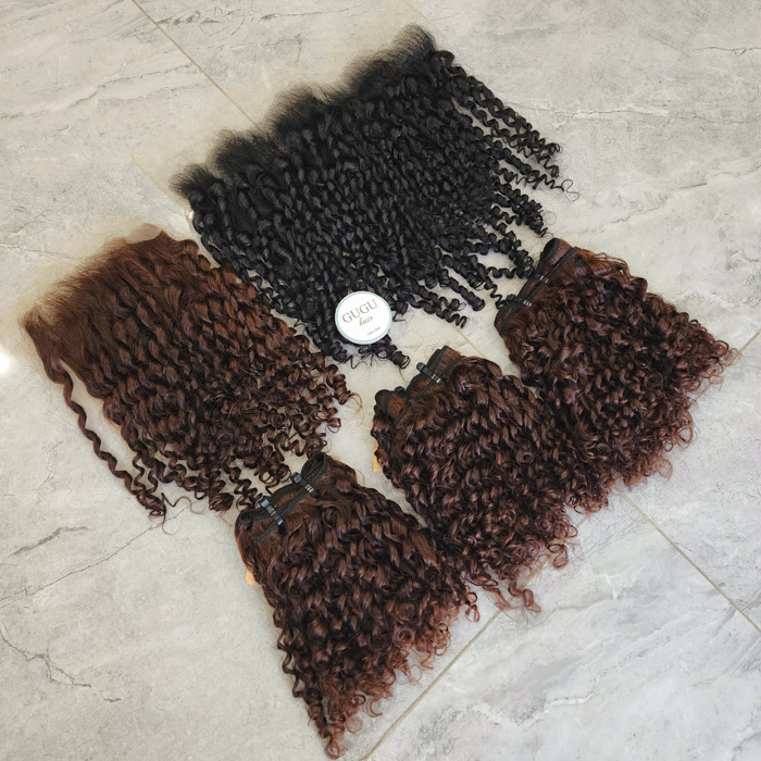 Pixie curly brown color- 2