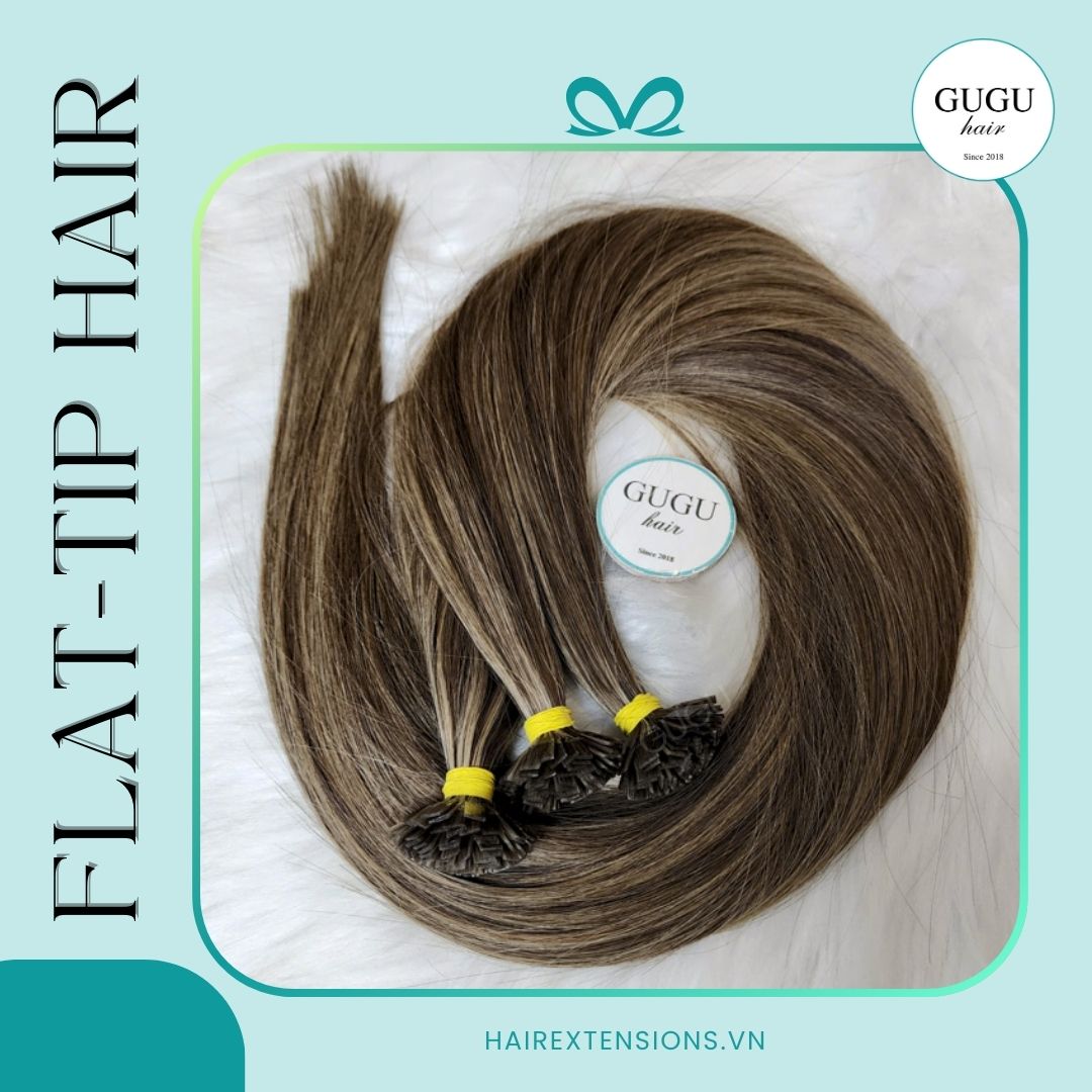 Double Drawn Flat Tip Keratin Hair Extensions